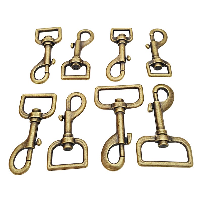 Hot Sale Alloy Bag Buckle Swivel Lobster Clasp Snap Hook Key Chain Ring Hardware Handbag Strap Hook Buckle