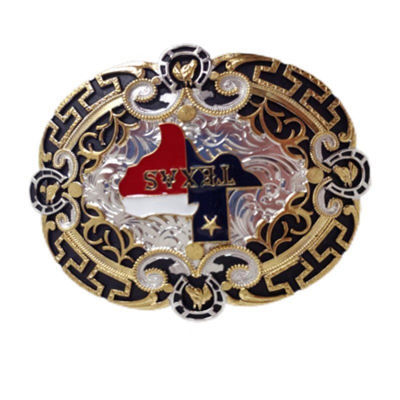 Wholesale Fashion Metal Belt Buckle Zinc Alloy Metal Custom Belt Buckles Enamel 3D Cowboy Belt Buckles for Men Women
