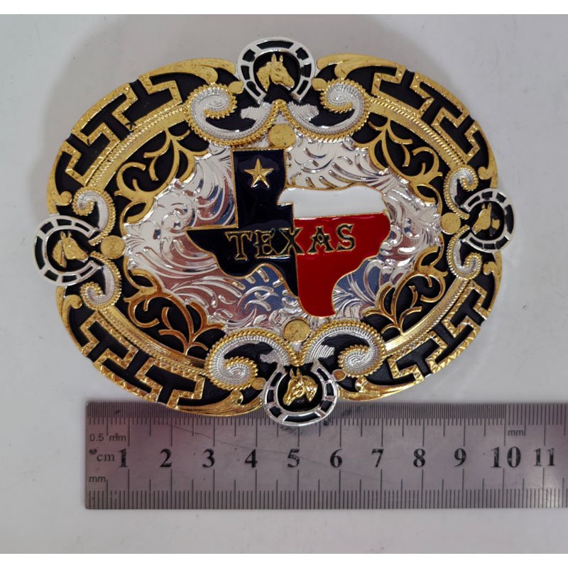 Wholesale Fashion Metal Belt Buckle Zinc Alloy Metal Custom Belt Buckles Enamel 3D Cowboy Belt Buckles for Men Women