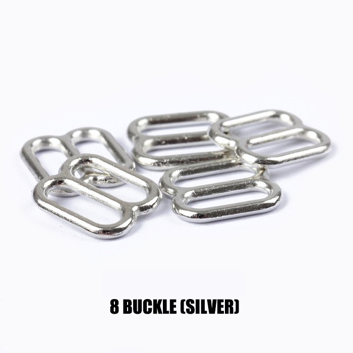 Bra Ring And Slider Metal Hooks Strap Nylon Coated Underwire Plastic Adjustable Shoulder Buckles Underwear Accessories