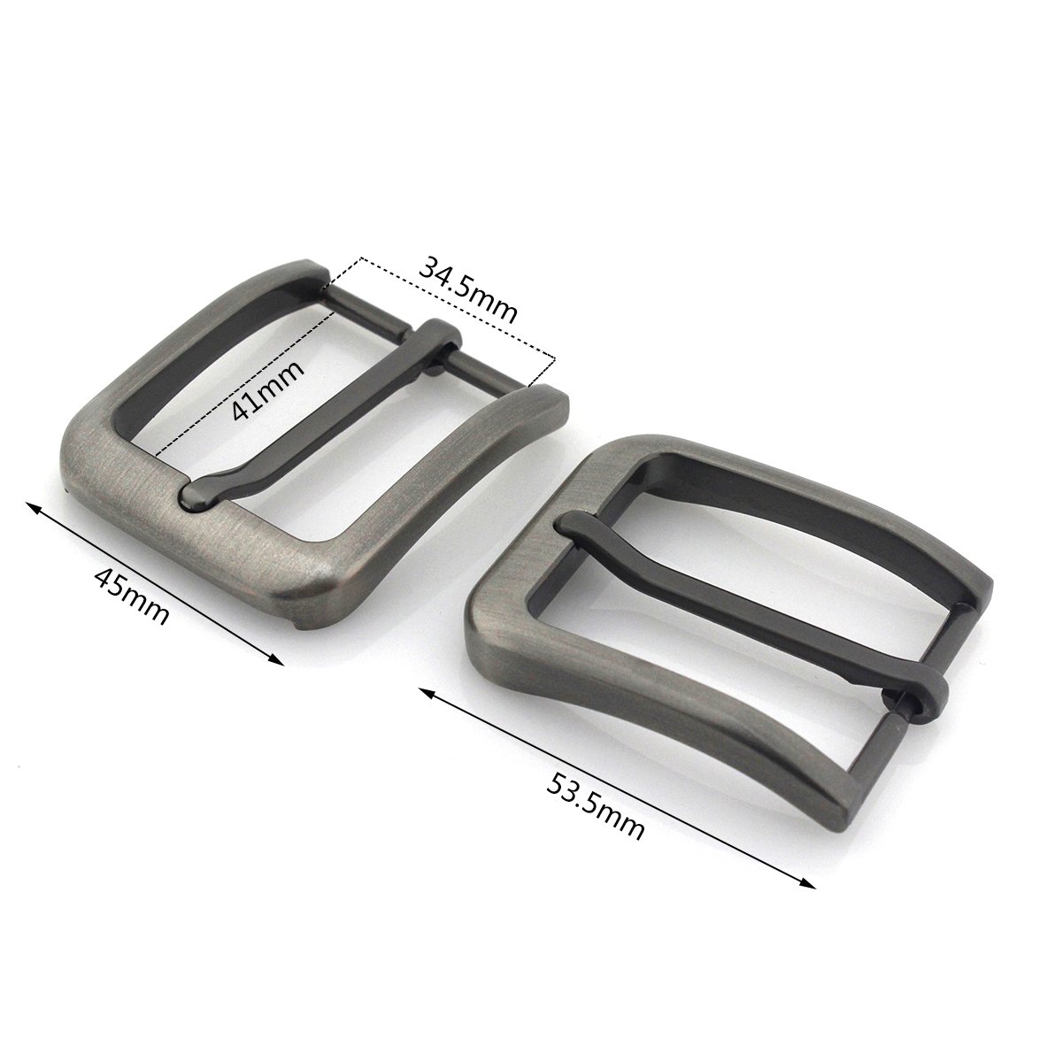 Men Waistband Accessories Simple Square Belt Head 35mm Men Leather Belt Buckle Zinc Alloy Belt Buckle for Men 33-35mm