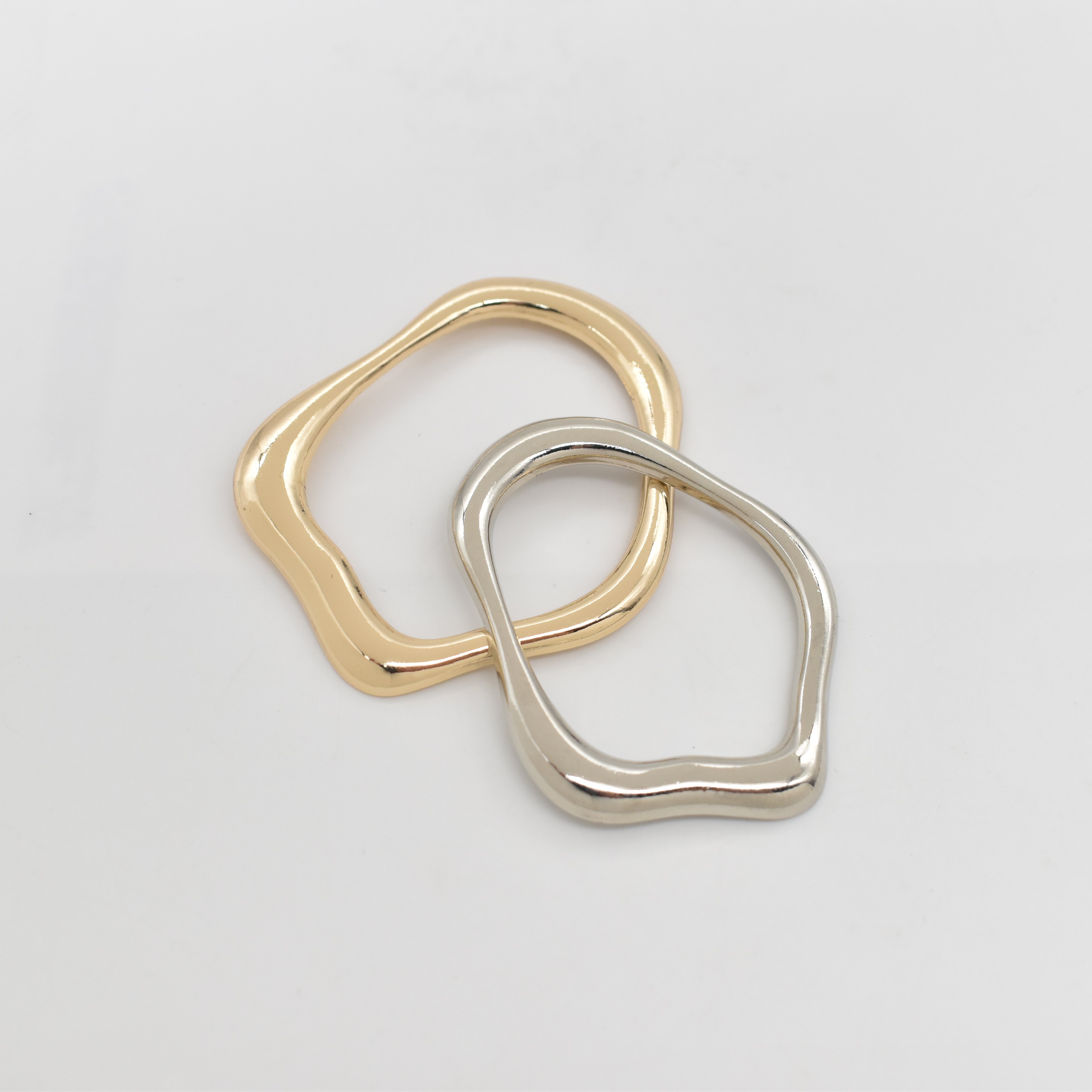 Hot selling Irregular shape Swimwear accessories rust resistance Swimsuit buckle For Luxury Swimsuit/Bra/Beach Bikini