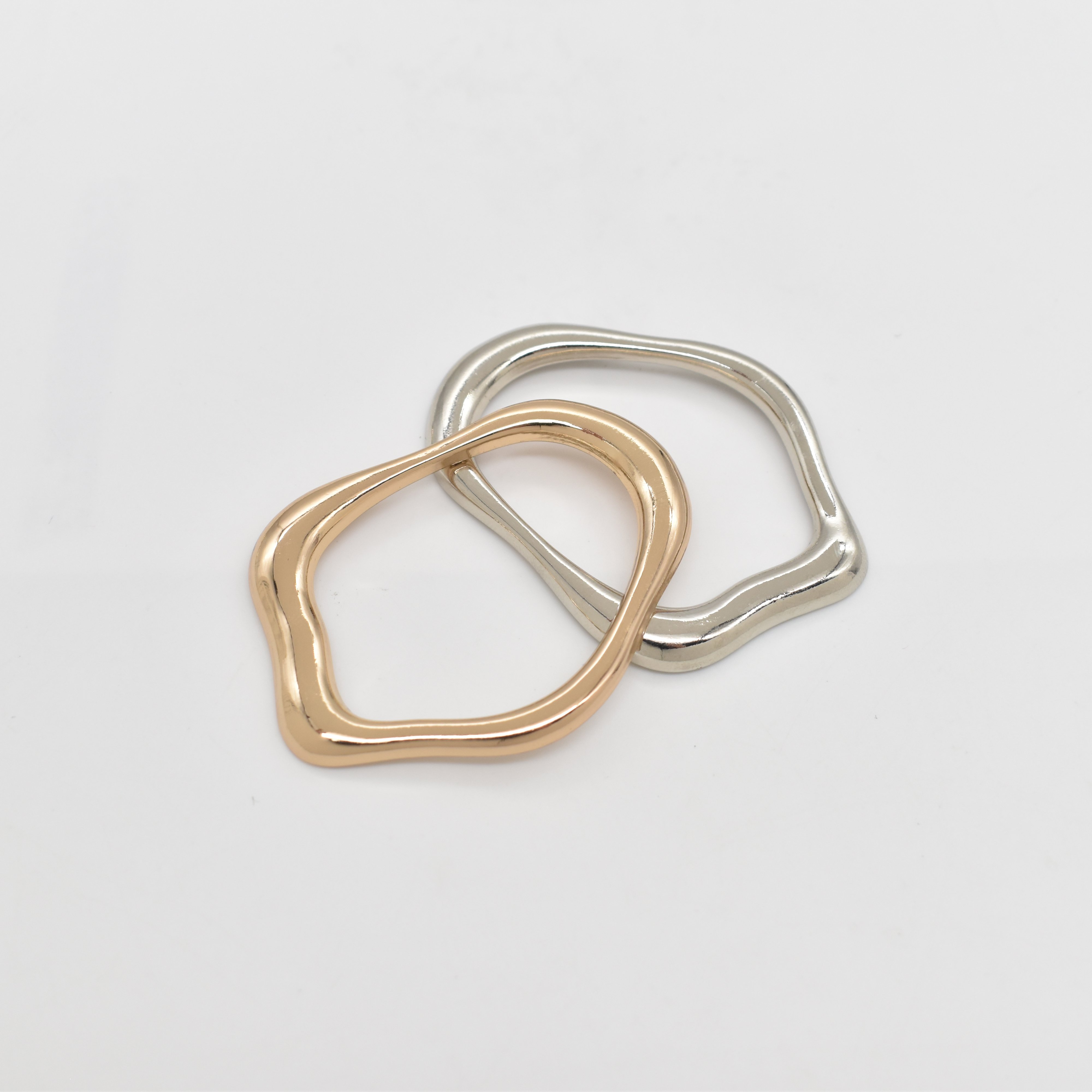 Hot selling Irregular shape Swimwear accessories rust resistance Swimsuit buckle For Luxury Swimsuit/Bra/Beach Bikini