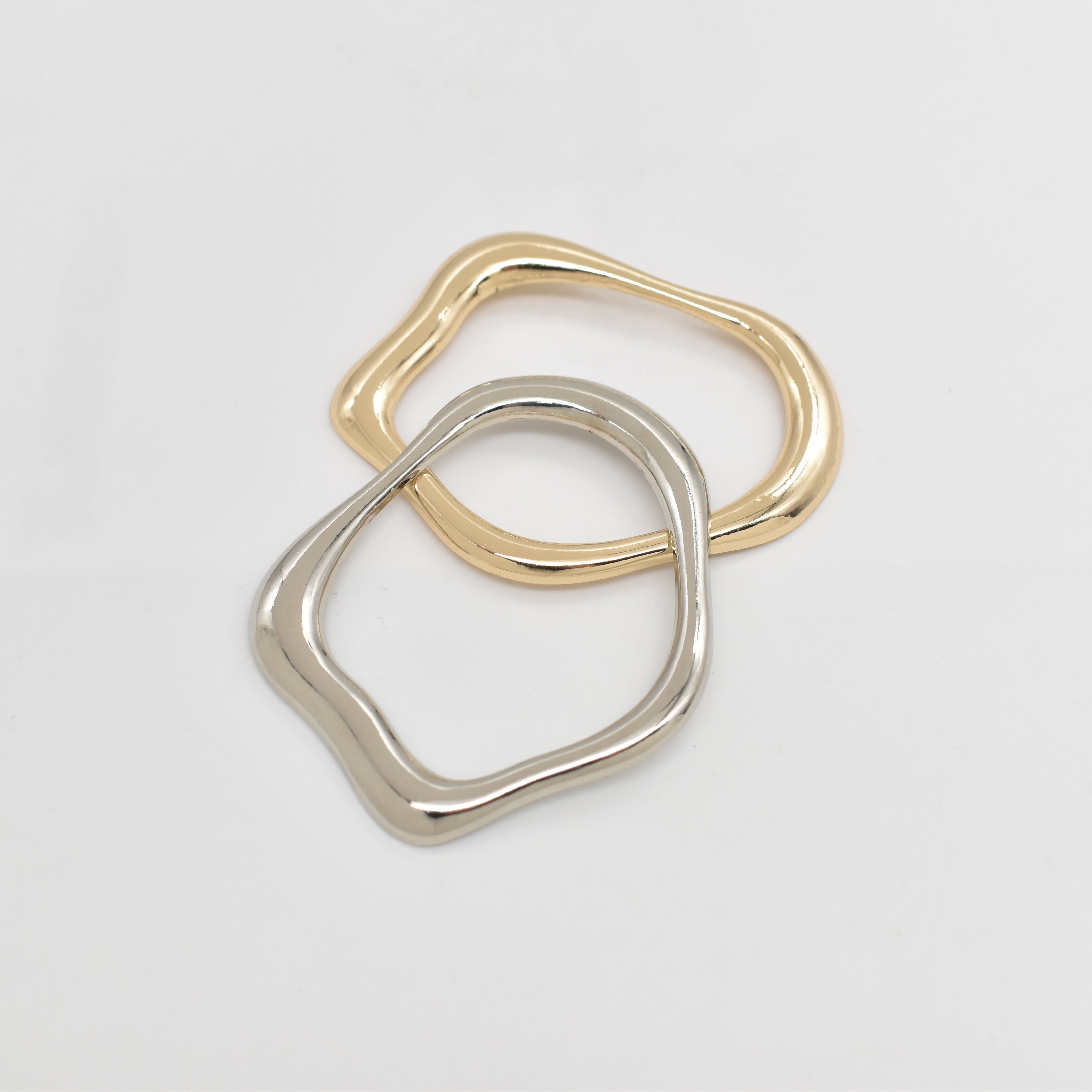 Hot selling Irregular shape Swimwear accessories rust resistance Swimsuit buckle For Luxury Swimsuit/Bra/Beach Bikini