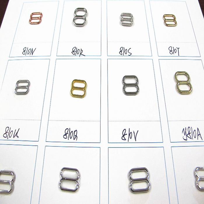 Wholesale alloy bra ring and slider accessory bra buckle