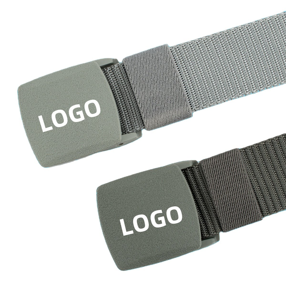 Men's Outdoor Sport Fabric Belts Anti-Allergy Woven Canvas with Nylon Buckle Adjustable Training Belts Outdoor Sports Wholesale