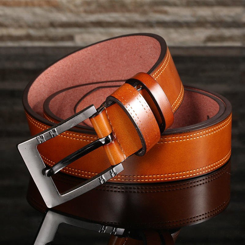Factory Custom Men Classic Designer Pu Leather Belts Wholesale Fashion Alloy Needle Buckle Belt For Men