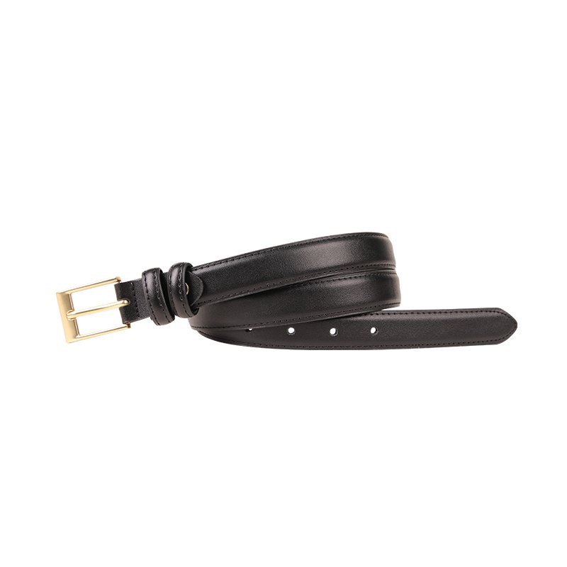 Women's Classic All-Match Genuine Cow Hide Leather Belt with Alloy Pin Buckle New Style for Everyday Use
