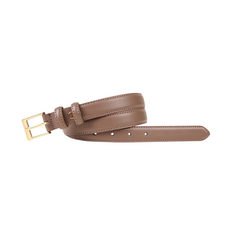 Women's Classic All-Match Genuine Cow Hide Leather Belt with Alloy Pin Buckle New Style for Everyday Use