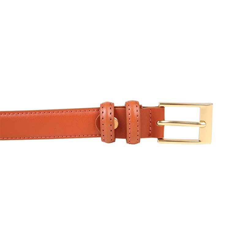 Women's Classic All-Match Genuine Cow Hide Leather Belt with Alloy Pin Buckle New Style for Everyday Use