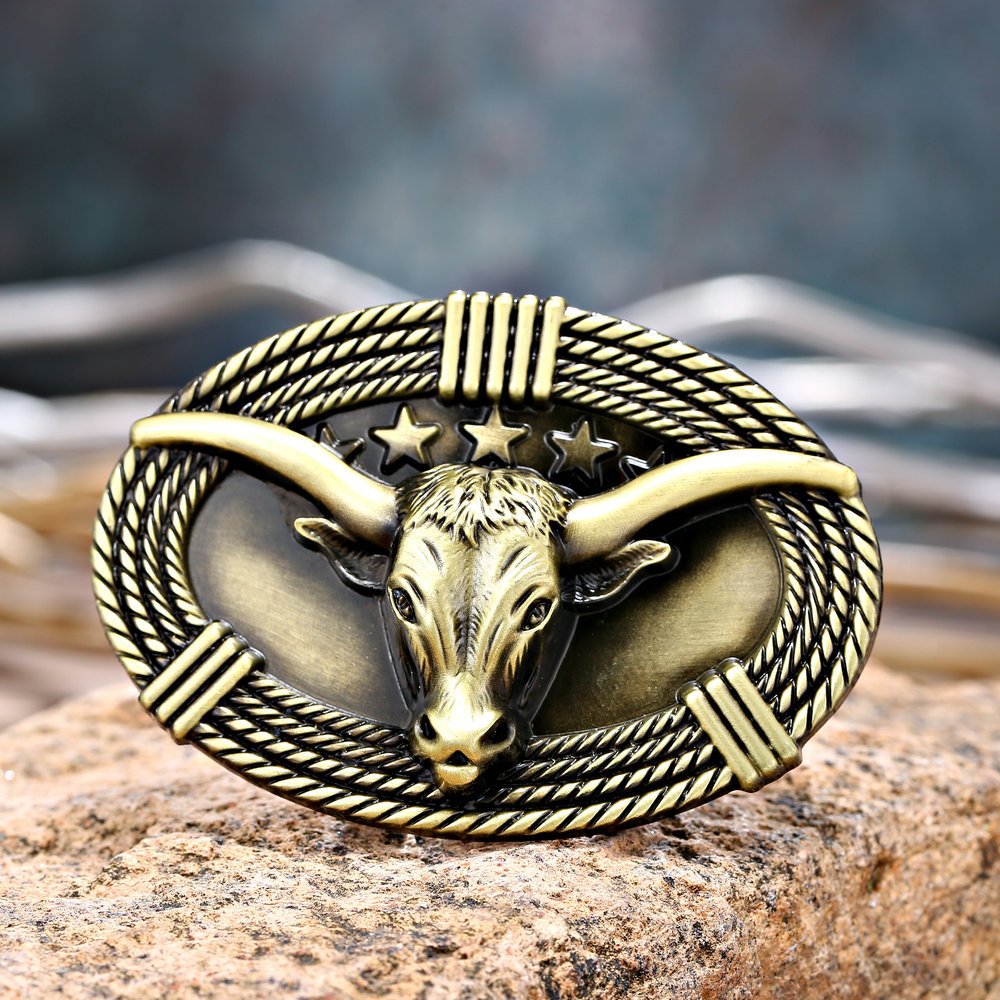 OEM High Quality New Style Custom Horse Bull Mexico Cowboy Buckle Western Style Belt buckle
