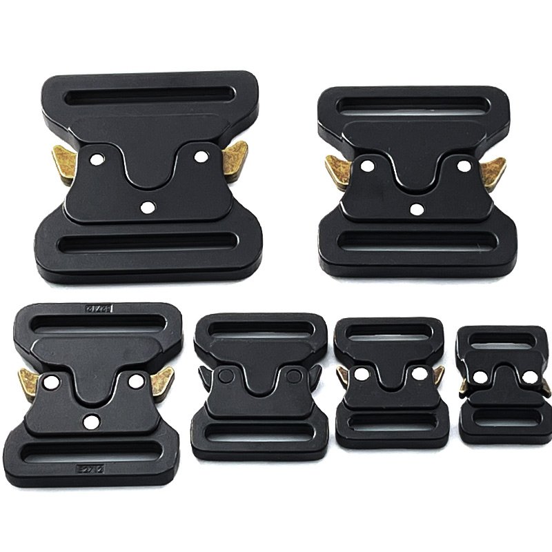 Heavy Duty DIY Craft Matte Black Custom Small Quick Release Side Metal 20mm Tactical Belt Buckle