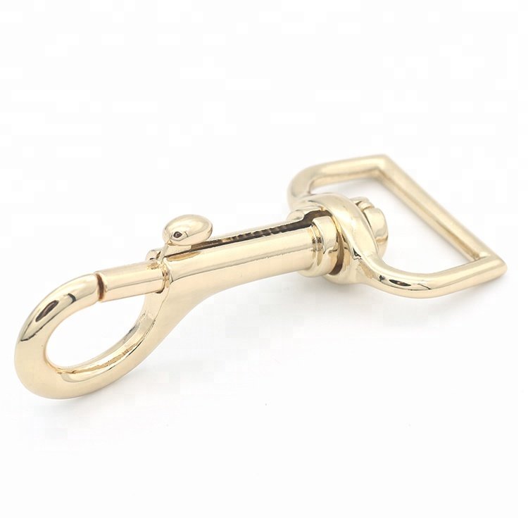 Custom KeyChain Buckle Luggage Accessories Heavy Duty Metal Dog Bag Clasps Hardware Lead spring clip Trigger Swivel Snap Hook