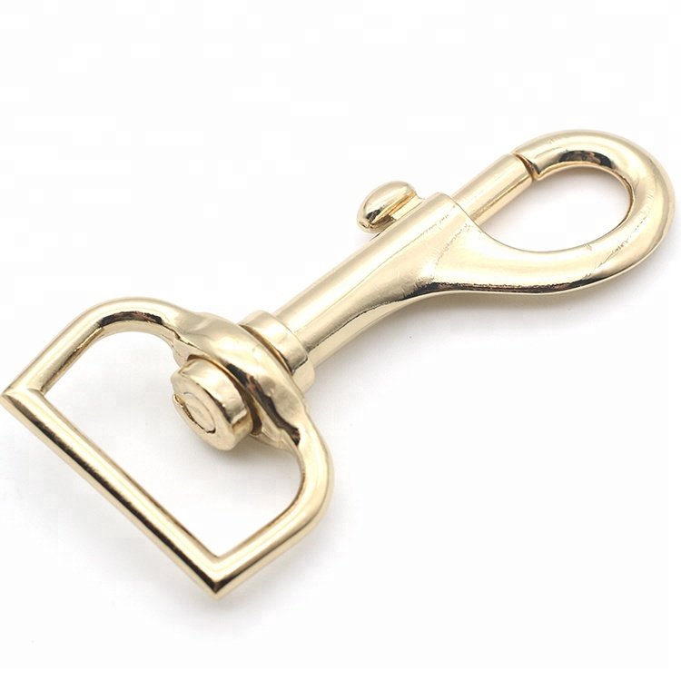 Custom KeyChain Buckle Luggage Accessories Heavy Duty Metal Dog Bag Clasps Hardware Lead spring clip Trigger Swivel Snap Hook