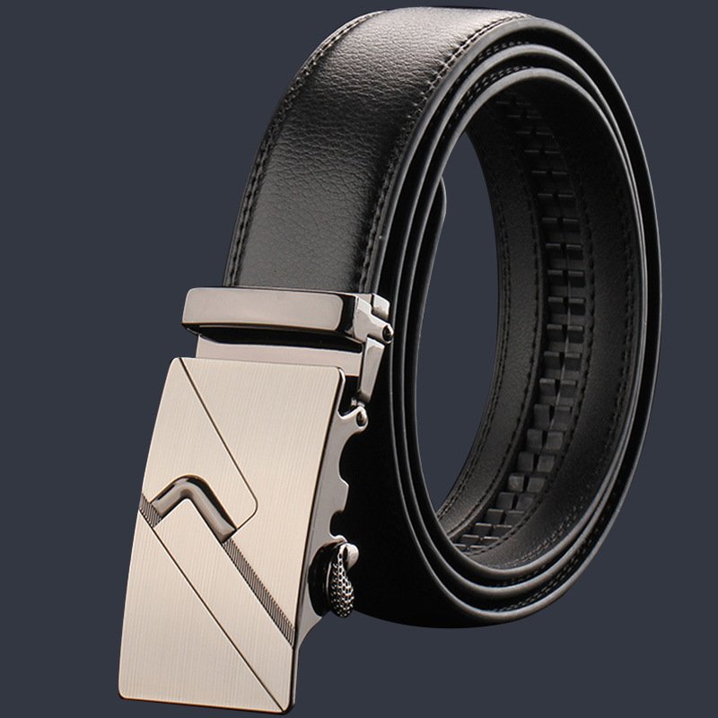 New Arrival Luxury Men's Belt Famous Brand Genuine Cow Hide Leather with Alloy Buckle Popular Fashion Design Wholesale Hot Sales