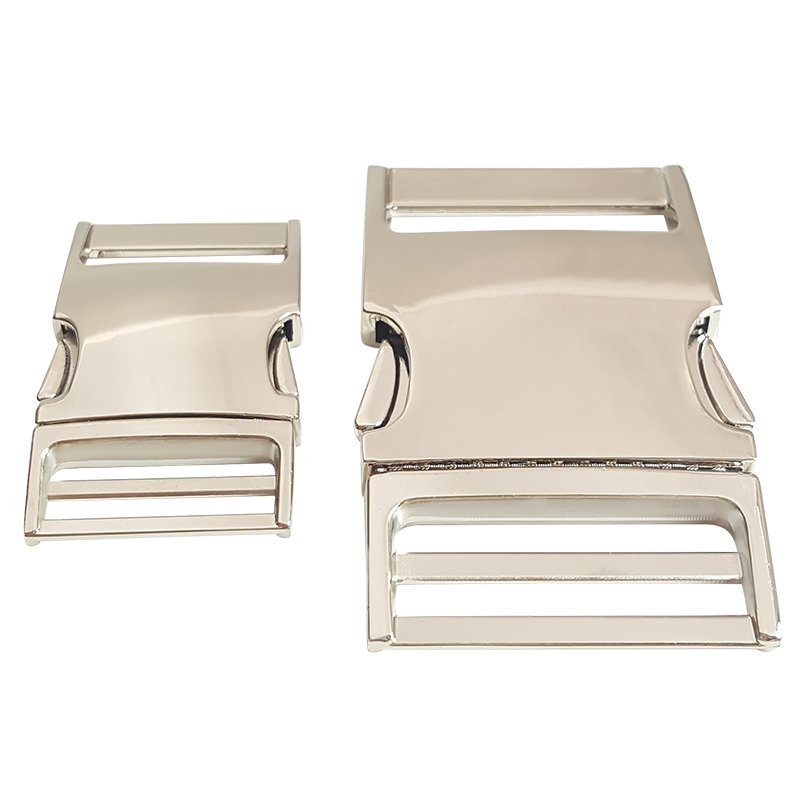 High Quality Zinc Alloy 1 Inch 1.5 Inch Custom Logo Adjustable Side Quick Release Buckles for Dog Collars