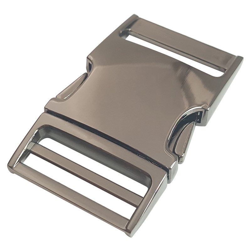 High Quality Zinc Alloy 1 Inch 1.5 Inch Custom Logo Adjustable Side Quick Release Buckles for Dog Collars