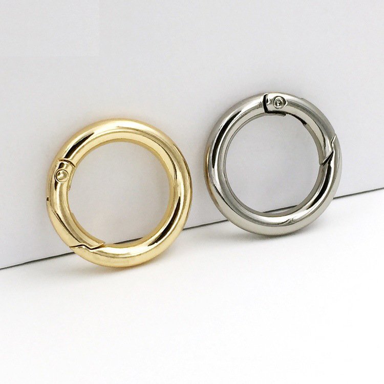 Cheap Price Various Size Bag Hardware Accessories Key Chain Ring Bag Strap Connecting Hanging Buckle Open Metal Spring O ring