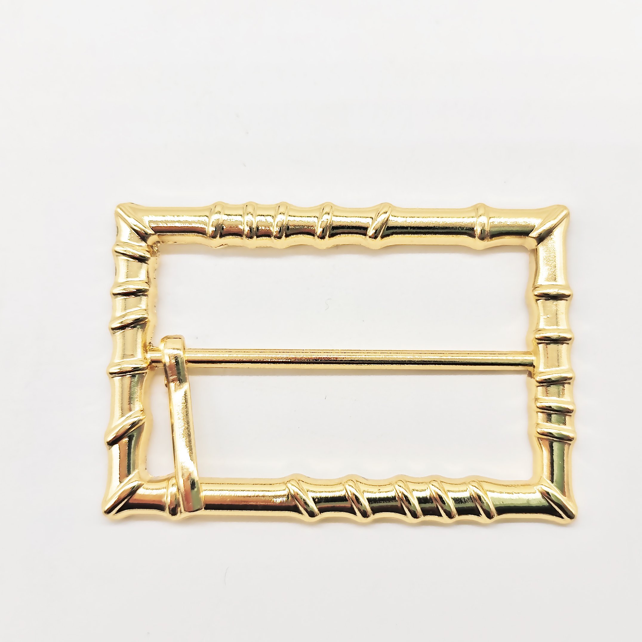 OEM ODM Customized New Design Zinc Alloy Pin Belt Buckles Metal Quick Release 50mm Square Golden Roller Buckle