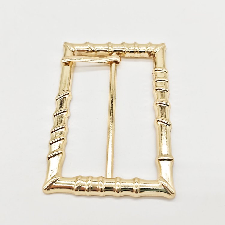OEM ODM Customized New Design Zinc Alloy Pin Belt Buckles Metal Quick Release 50mm Square Golden Roller Buckle