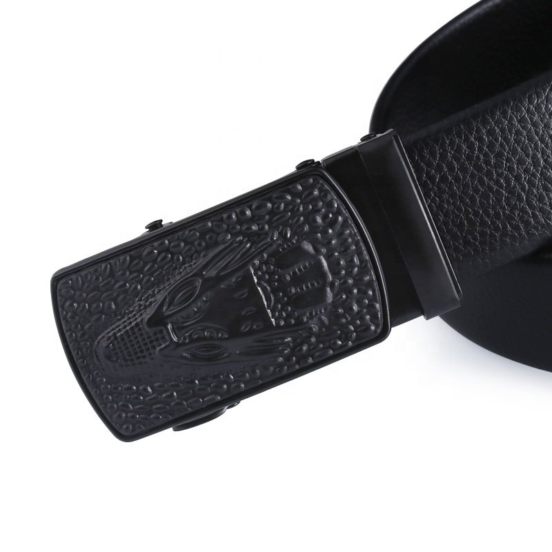 PU Microfiber Material Mens Automatic Buckle Cheap Wholesale Belts For Man