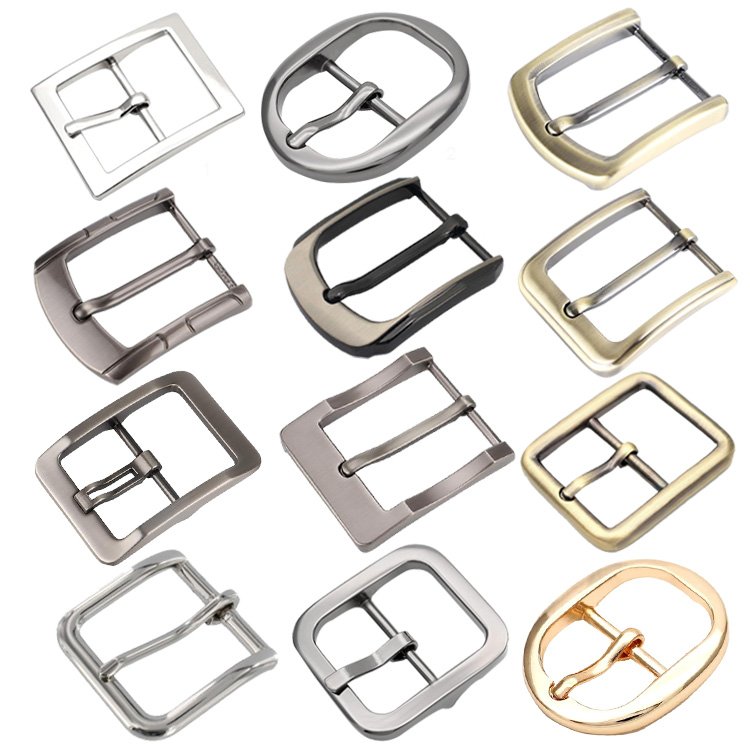 Custom 30mm 35mm 40mm 5cm Garment Accessories Men Cowboy Jeans Alloy Hardware Parts Pin Metal Belt Buckle