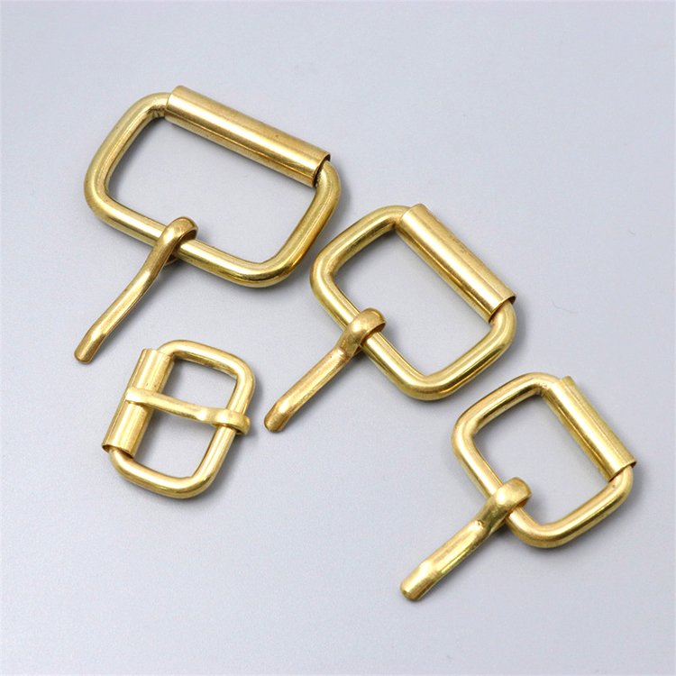 Cheap price Belt Buckle handbag hardware and pet collar accessories high quality strong Man pin belt buckle solid brass buckle