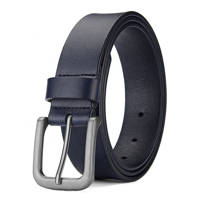 Wholesale Genuine Leather Classic Alloy Automatic Buckle Custom Designer Men Belts High Quality