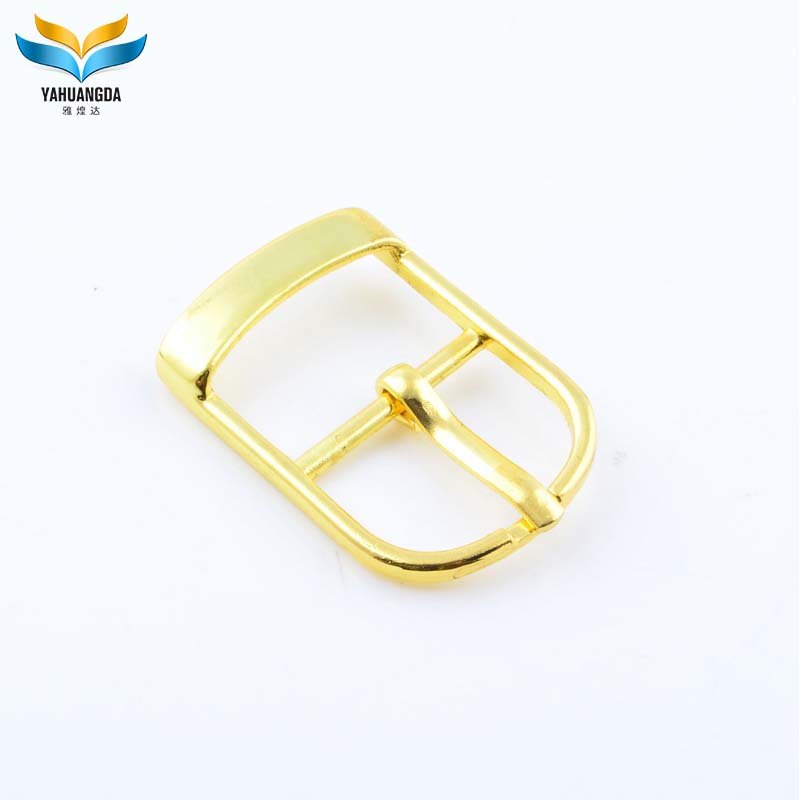 factory customized yellow gold buckle lady belt buckle zinc alloy die casting good quality shoes buckle