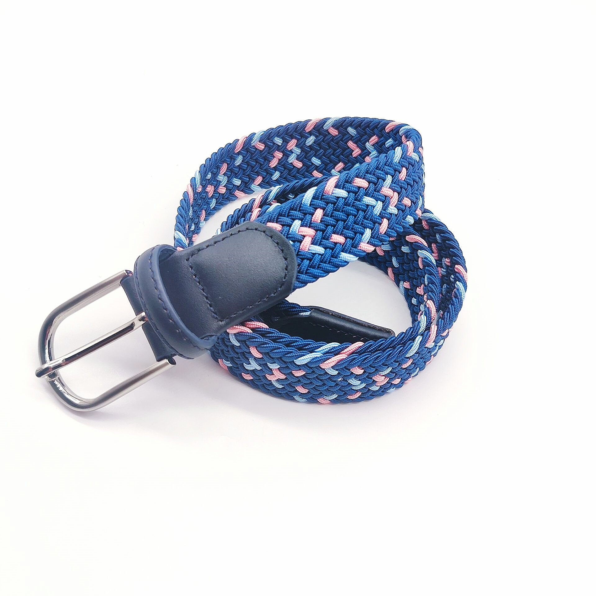 High Quality Men/Women Canvas Pin Buckle Belts Casual Elastic Waistband Braided For Jeans
