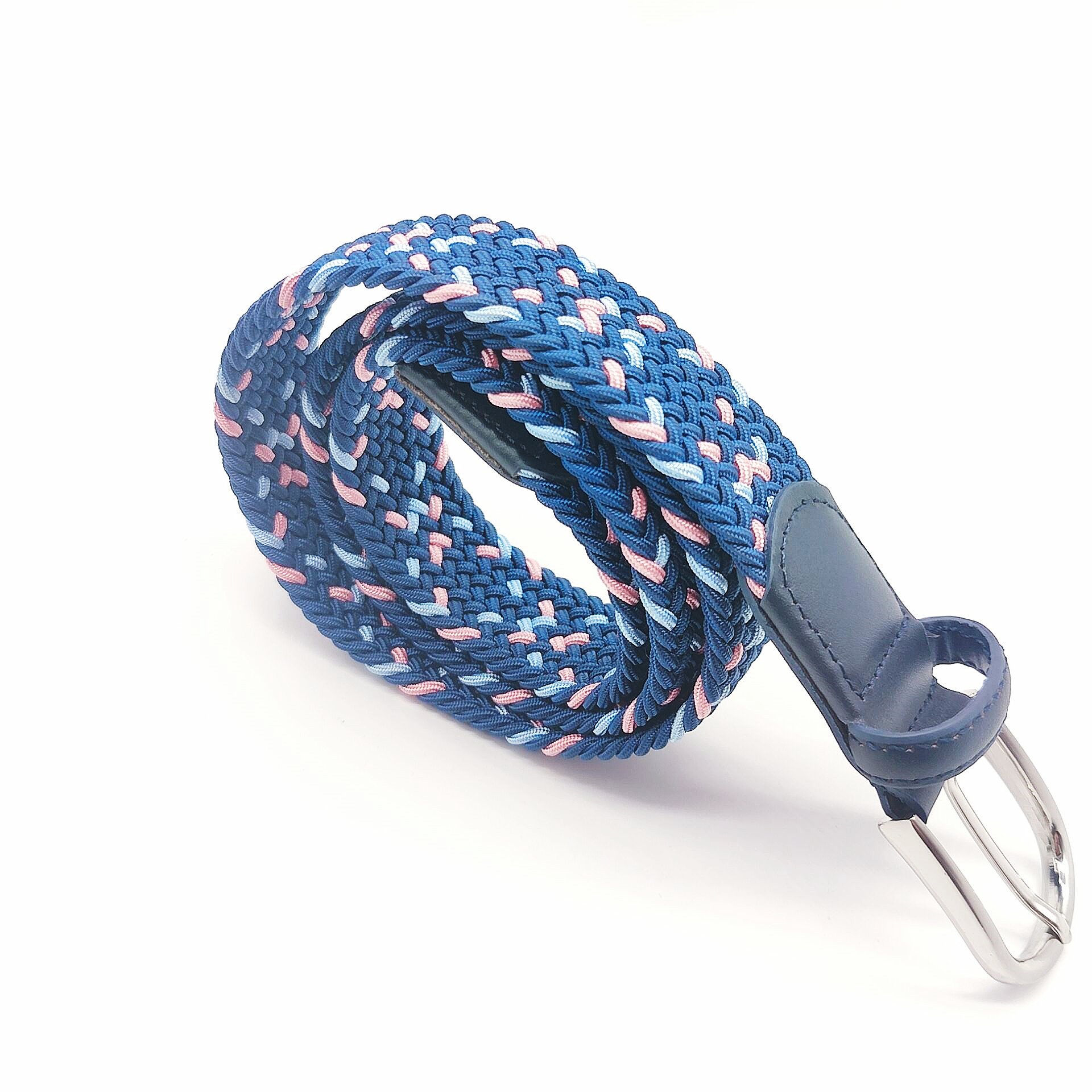 High Quality Men/Women Canvas Pin Buckle Belts Casual Elastic Waistband Braided For Jeans