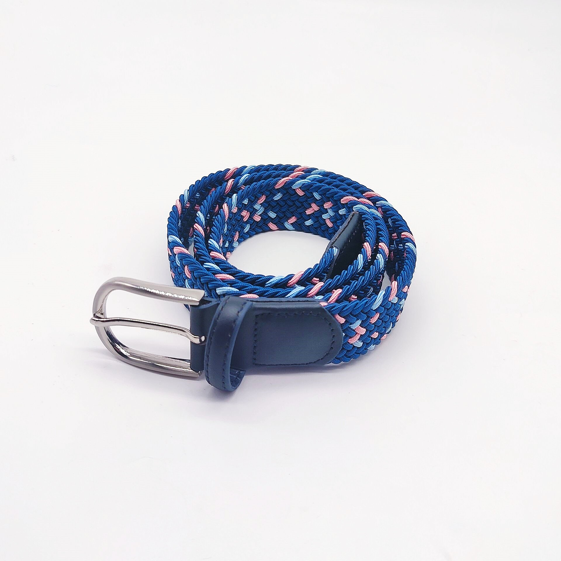 High Quality Men/Women Canvas Pin Buckle Belts Casual Elastic Waistband Braided For Jeans