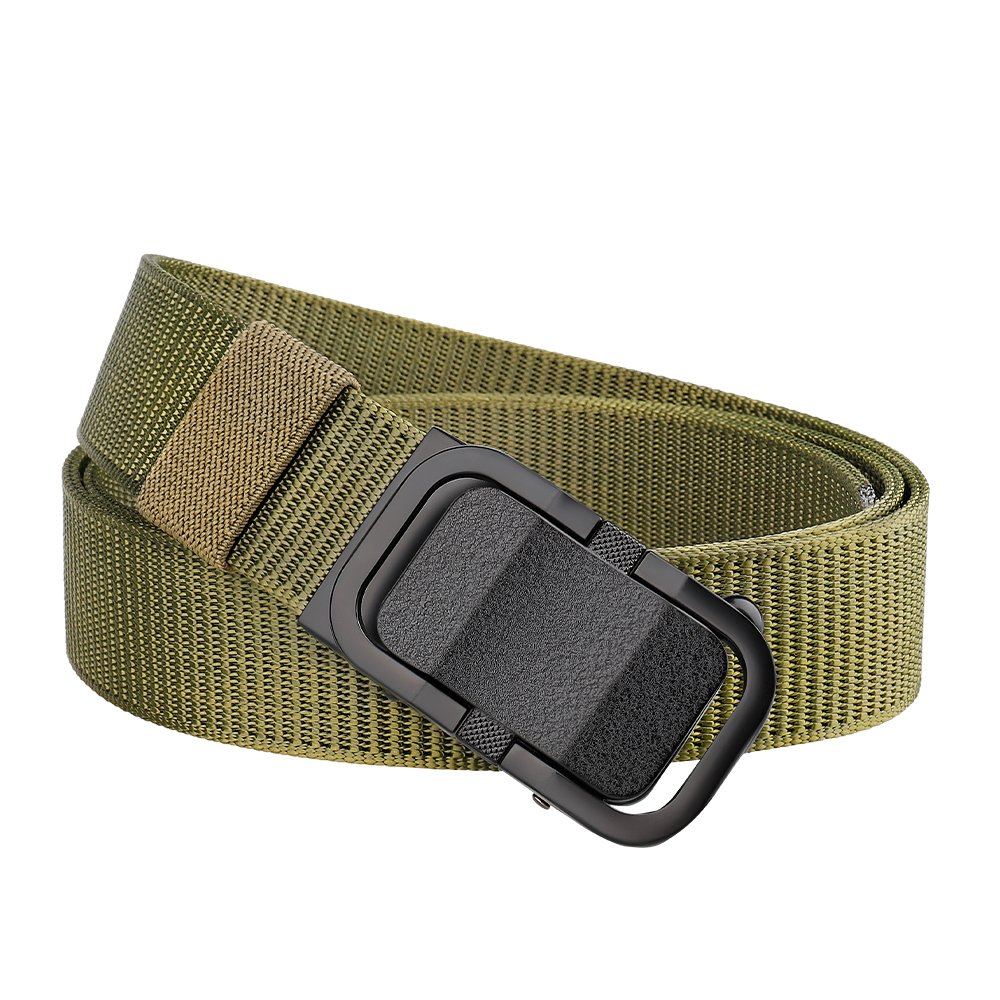 DANSKY Ajustabble Nylon Strap Tactical Men's Belt with Alloy Buckle Multi-Functional Outdoor Training