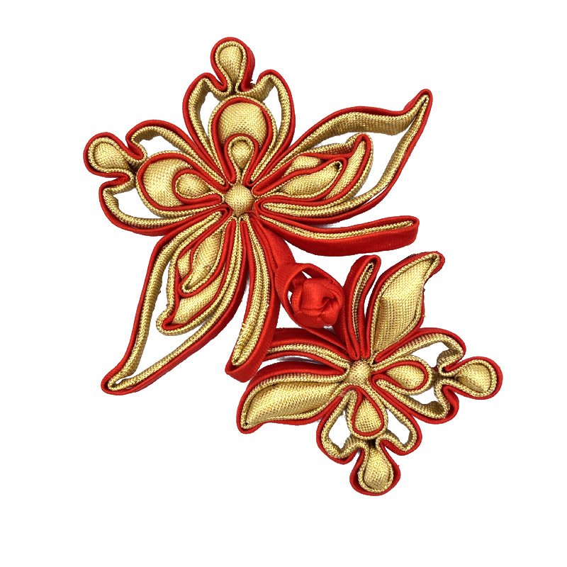 Handmade 3D creative art picture butterfly buckle cheongsam buckle clothing accessories quilted disc buckle