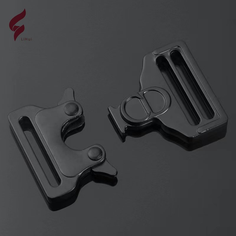 Lihui Custom detachable webbing new metal tactical belt buckle 1inch quick release buckle