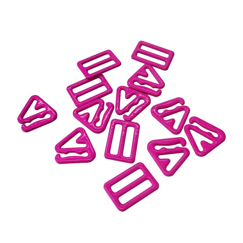 Wholesale Eco-Friendly Nylon Coated Bra Clasp Swimwear Buckle lingerie strap Bra Ring slider Hook Adjuster