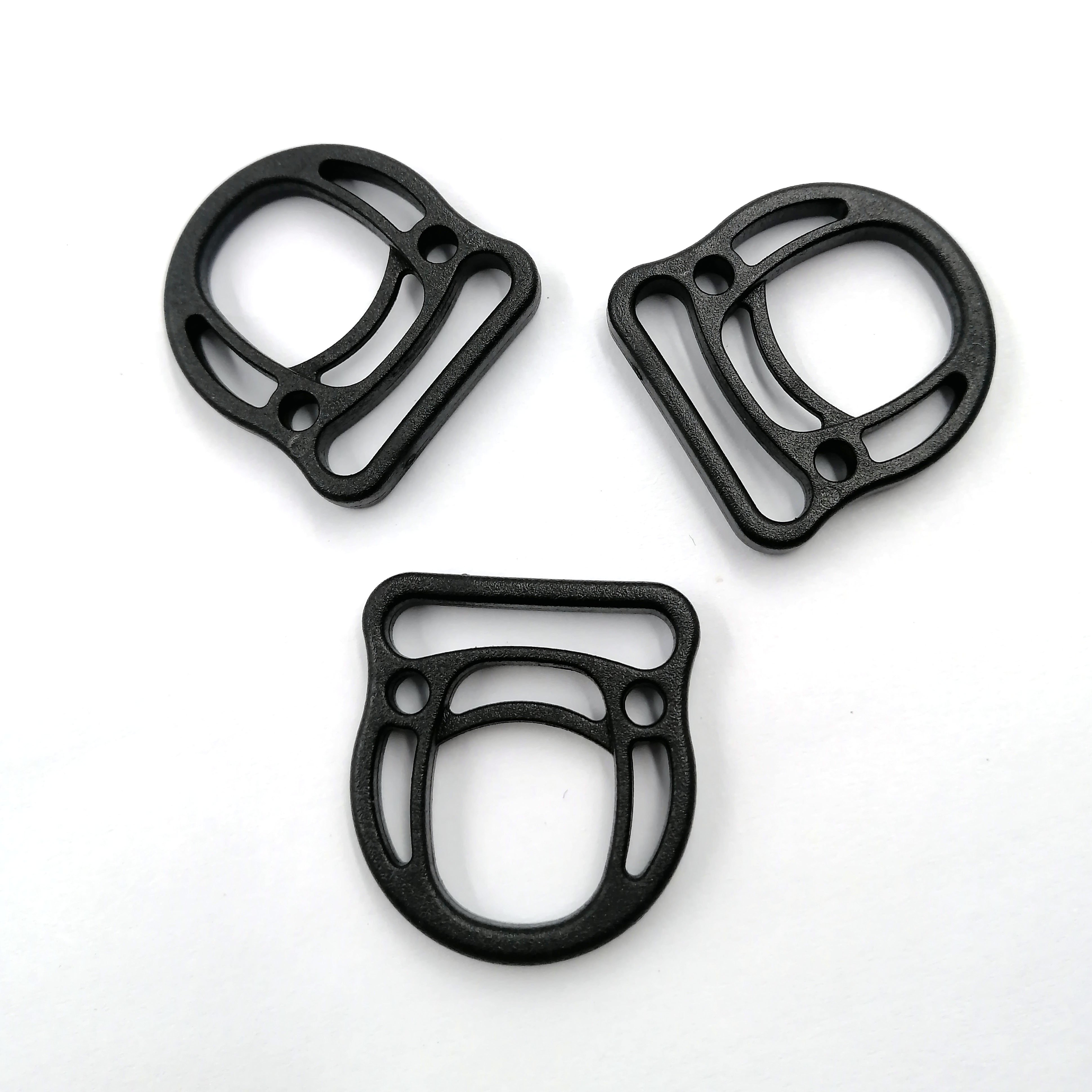 Semi-round Slider Connection Buckle Multiuse Plastic Adjustable Buckle For Tactical Backpack Straps
