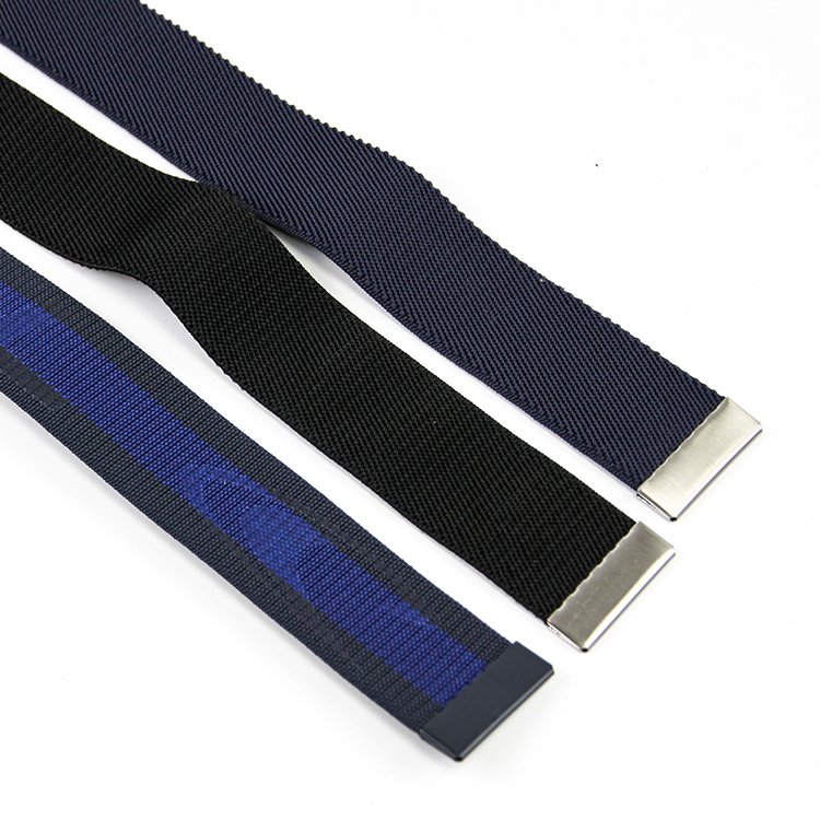 Customized Wholesale Tactical Belt High Strength PP Elastic Belt With Steel Buckle Custom Logo Elastic Belt