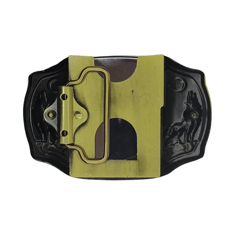 Wholesale Custom Logo Western Cowboy Luxury 3D Brass Metal Belt Buckles Lighter For Men