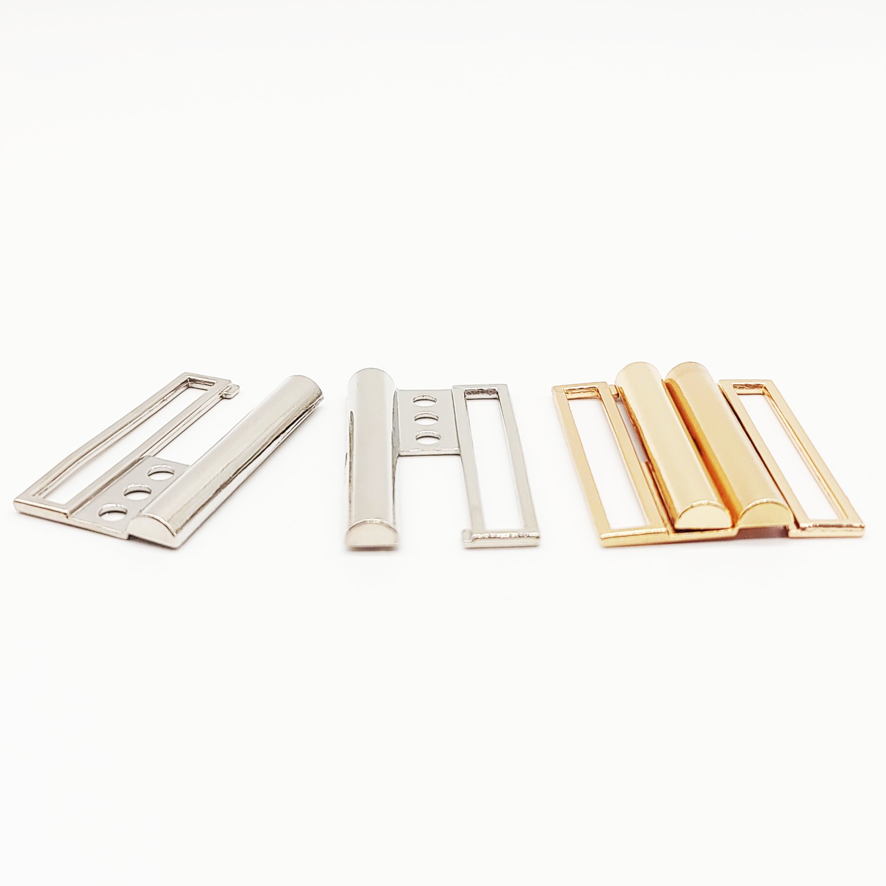 Wholesale High Quality Nickel Zinc Alloy Golden Bra Front Closure Clasp Women New Design Metal Buckles For Swimwear And Bikini