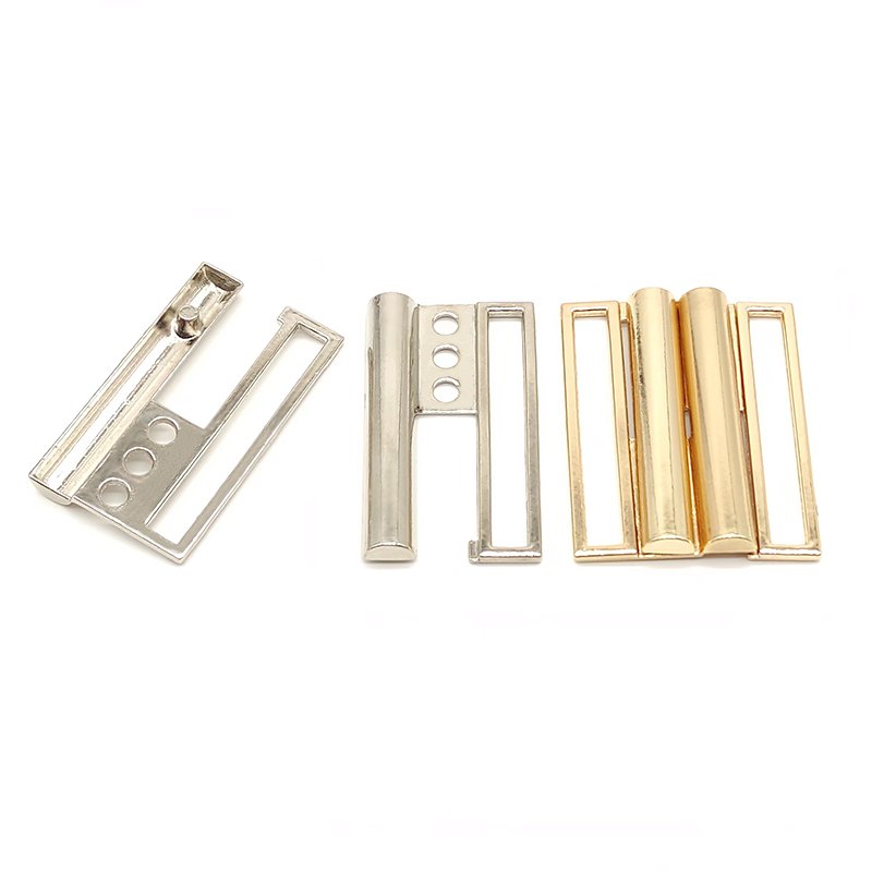Wholesale High Quality Nickel Zinc Alloy Golden Bra Front Closure Clasp Women New Design Metal Buckles For Swimwear And Bikini
