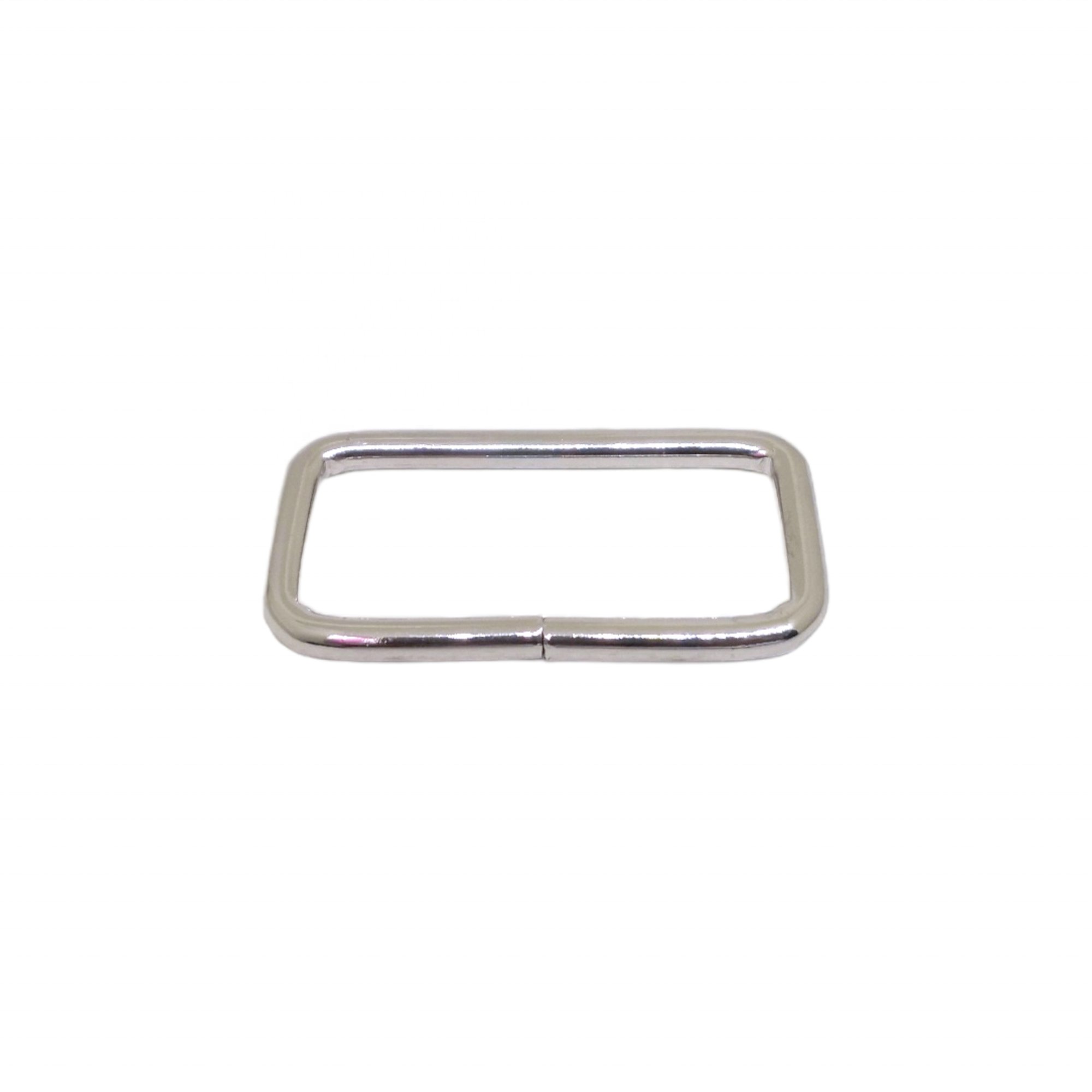 38mm Handbag Bag Metal Accessories Webbing Fabric Strap Use Rectangular Square Metal Wire Iron Buckle Ring