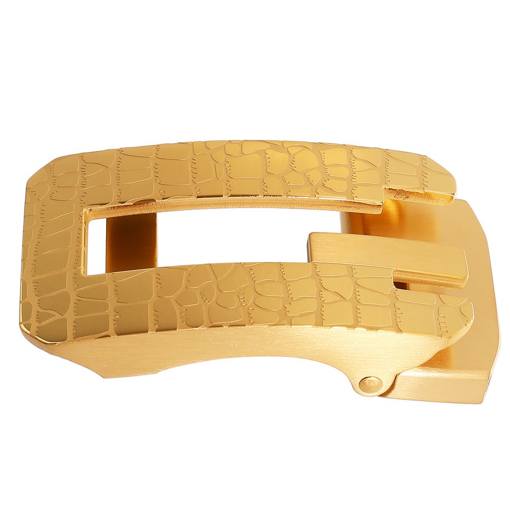 3.5 stainless steel automatic buckle men's business belt buckle factory designed steel buckle belt headLY36-61334