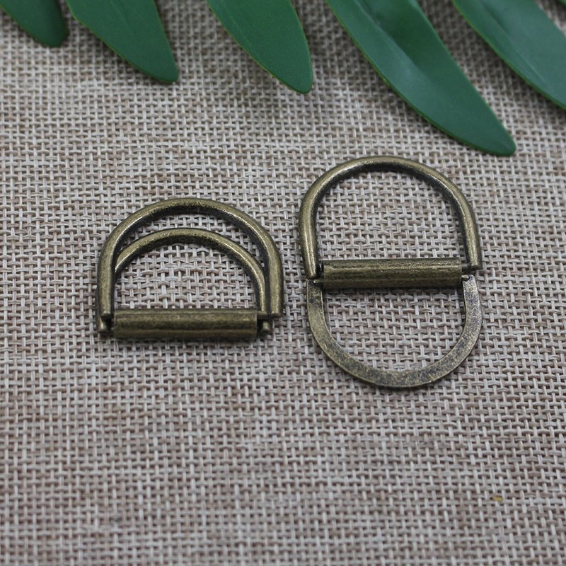 Factory direct high quality alloy metal double d ring roller buckle for clothing