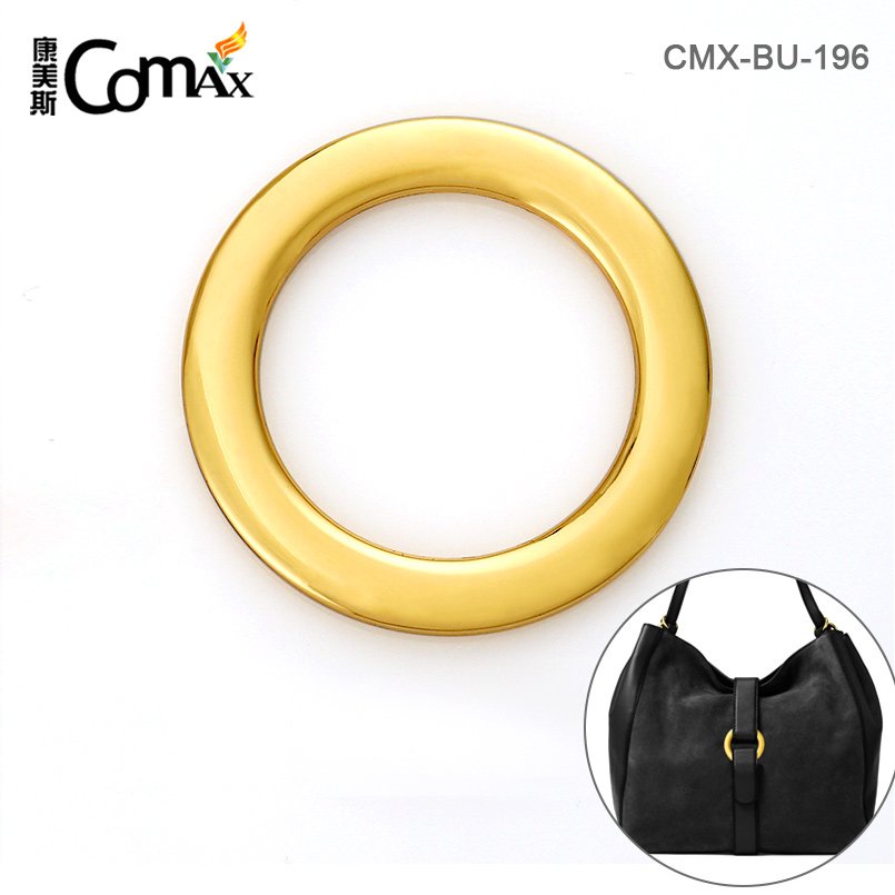 Wholesale 34mm Metal Ring Buckle Gold Plated Metal Circle Ring for Bag