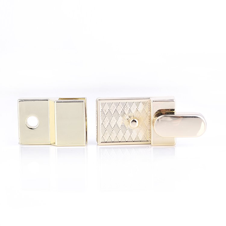 Top Selling Metal Accessories For Ladies Handbags Leather Bag Metal Lock Buckle