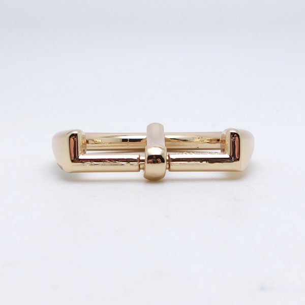 Luggage Hardware Accessories 30mm Zinc Alloy D Shape Gold Color Simple Buckle For Women's Leather Belt Handbag