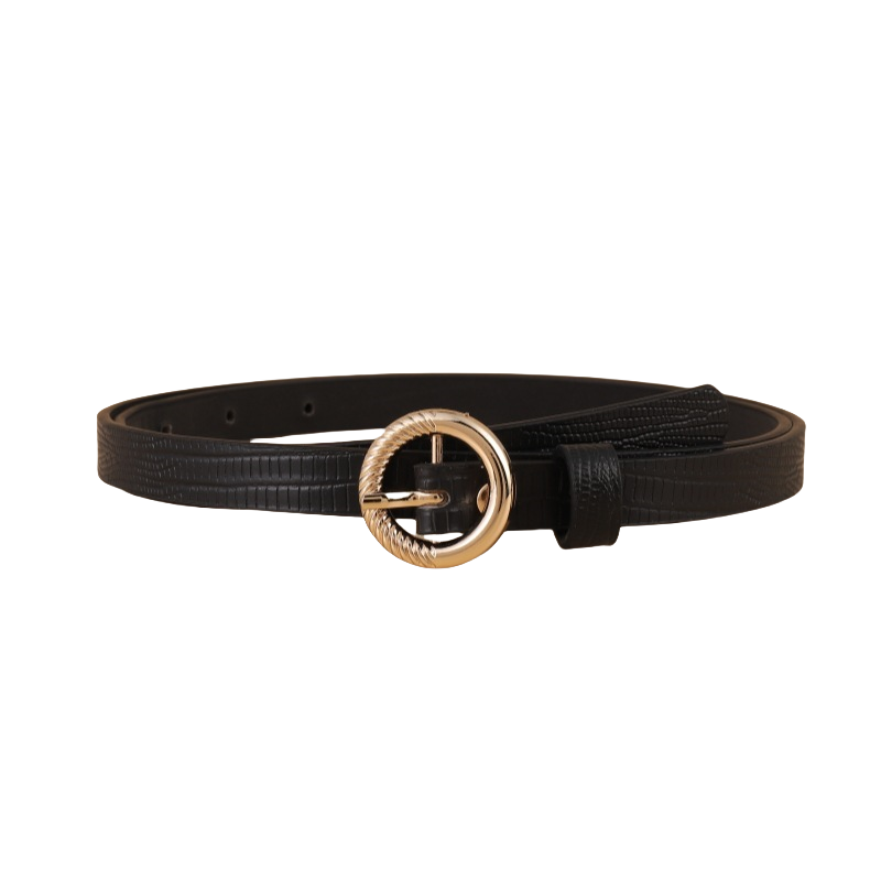 Wholesale PU Leather Fashion Pin Buckle Jeans Belts Ladies Classic Gold Buckle Waist belt for Dress
