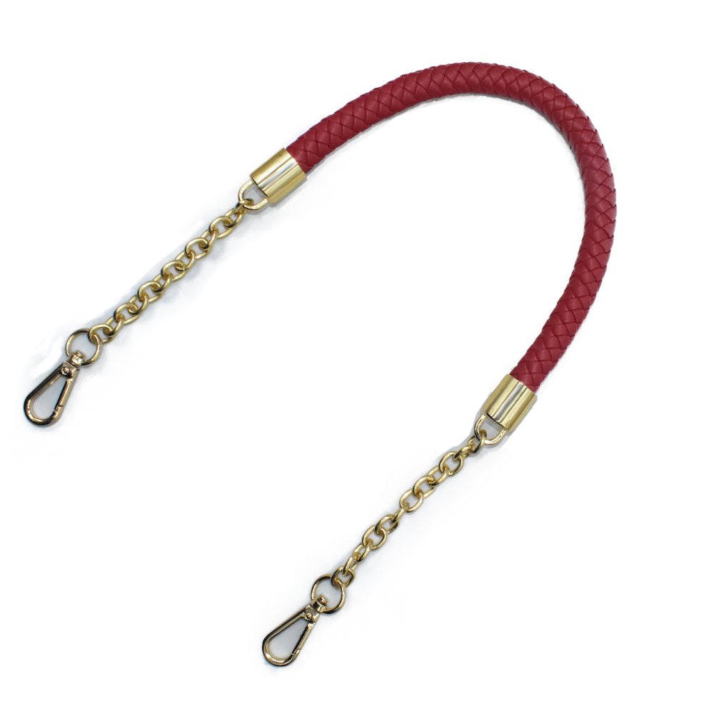 60cm Pu Leather Metal Chain For Shoulder Bags Handbag Buckle Handle DIY Belt For Bag Strap Accessories handle Bag Band