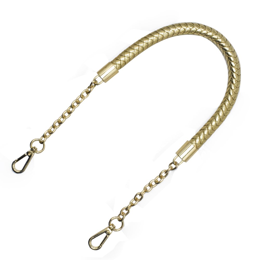 60cm Pu Leather Metal Chain For Shoulder Bags Handbag Buckle Handle DIY Belt For Bag Strap Accessories handle Bag Band